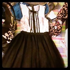 Bcbgeneration black ruffle dress